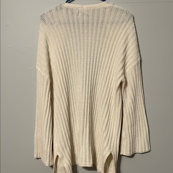 American Eagle Outfitters Cream Knit open Cardigan. Size small. - Picture 5 of 7